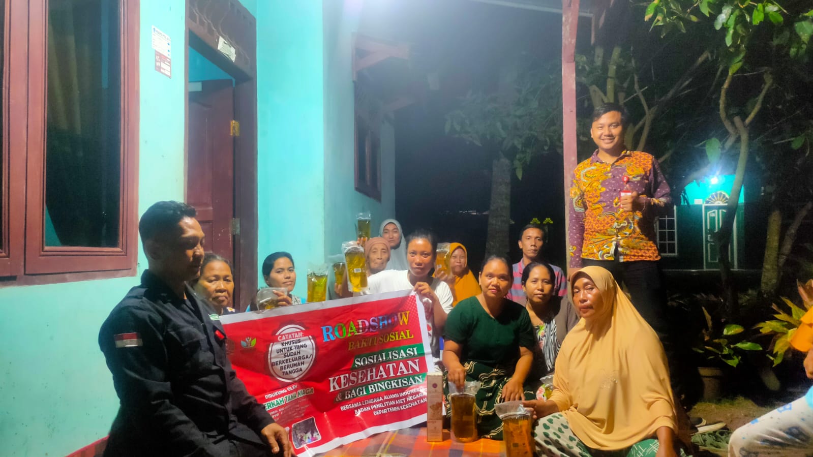 Sosialisasi kesehatan dan bagi-bagi bingkisan di Desa Nogo Rejo Dusun I dan Dusun III Kecamatan Galang Kabupaten Deliserdang