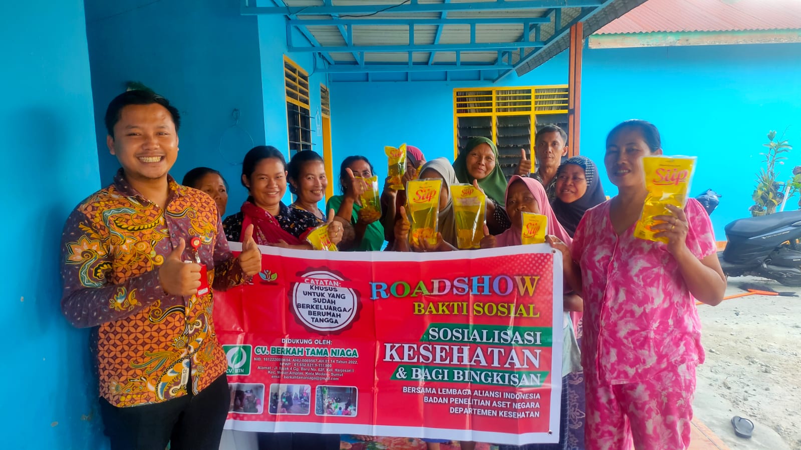 Kabupaten Deli Serdang, Kecamatan Batang Kuis, Desa Bintang Meriah, Dusun 3. Penyuluhan dirumah Ibu Sunarti (Konsultan Bapak Yeyen)