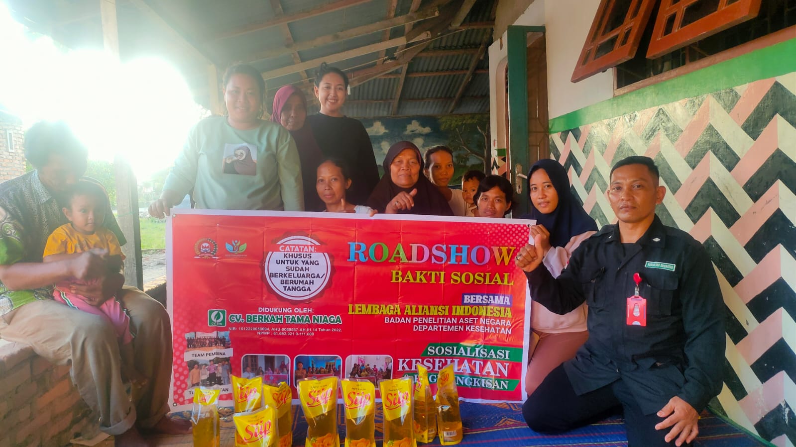 Roadshow Bakti Sosial di Dusun 5 Desa Kolam Percut Sei Tuan