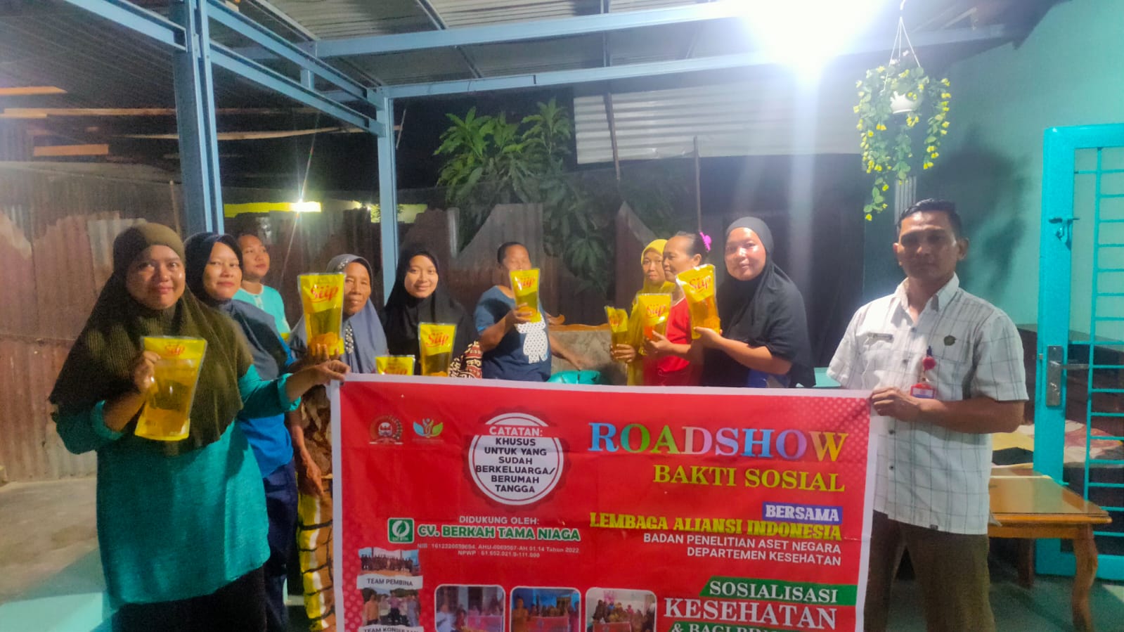 Kabupaten Deli Serdang, Kecamatan Percut Sei Tuan, Desa Sei Rotan, Dusun 5. Penyuluhan dirumah Ibu Ira (Konsultan Bapak Mursed)